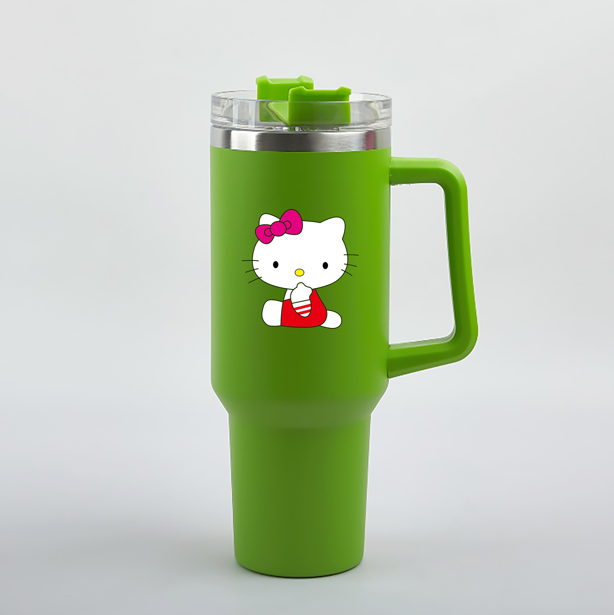 （画像用） Hello Kitty ハローキティ 1200mL車用タンブラー（カラープリント）
